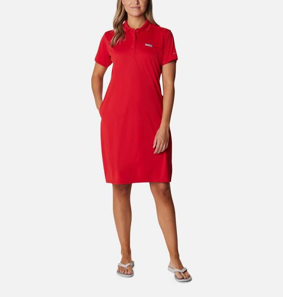 Columbia Tidal Tee Dresses Red For Women's NZ73240 New Zealand